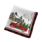 Threadmade Vintage Christmas Tree Farm Holiday Napkins - Set of 4 - image 2