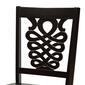 Baxton Studio Wanda Dark Brown Finished Wood 5pc. Dining Set - image 5