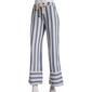 Juniors Derek Heart Mix Vintage Stripe Cuff Pants with Drawstring - image 1