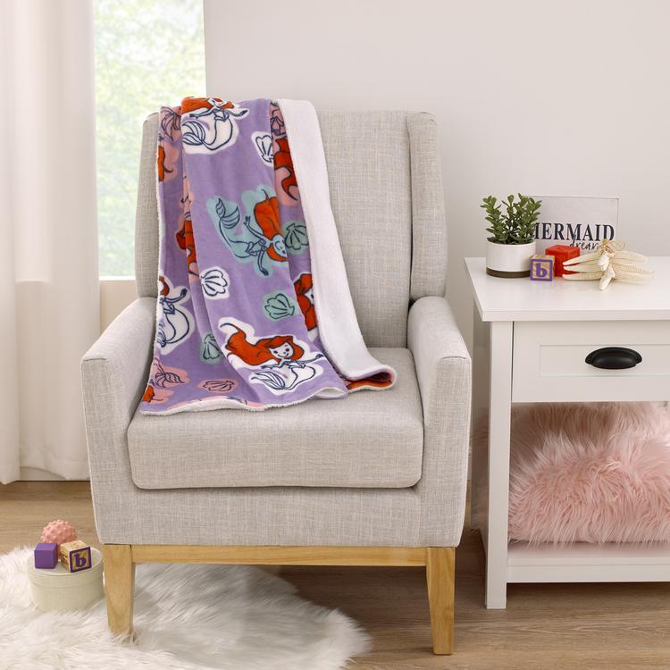 Disney Ariel Sherpa Baby Blanket