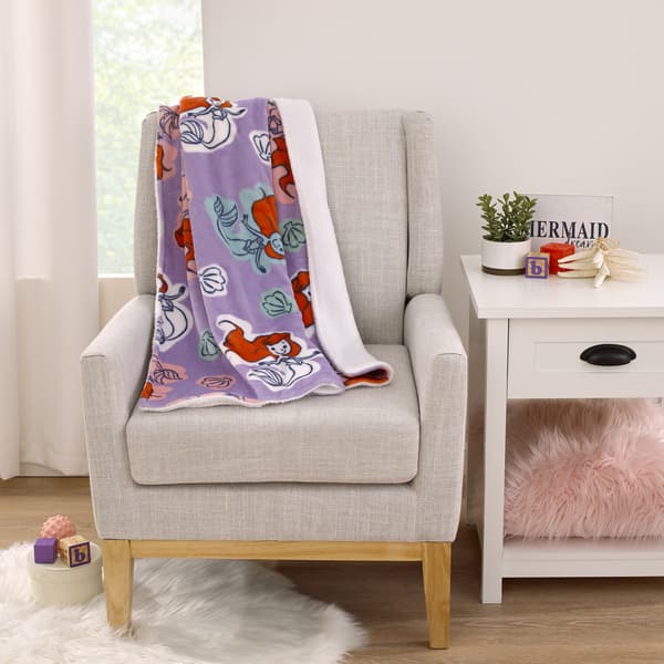 Disney Ariel Sherpa Baby Blanket