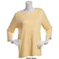Petite Hasting & Smith 3/4 Sleeve Scallop Neck Tee - image 7