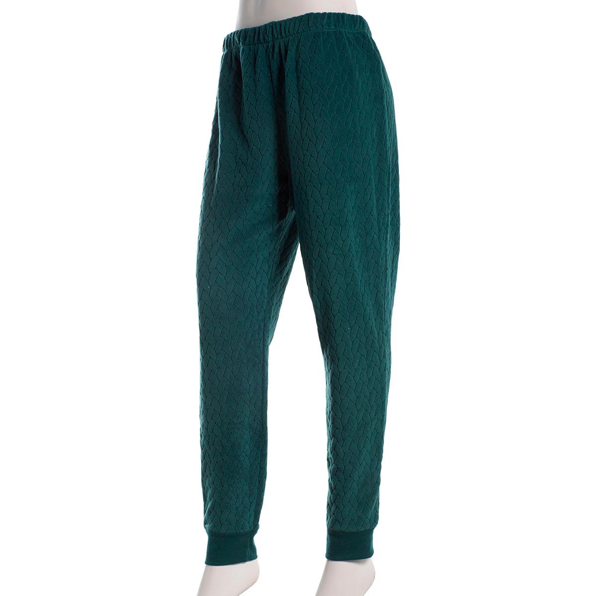 Womens Jaclyn Solid Cable Pajama Bottoms