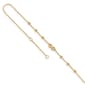 Gold Classics&#40;tm&#41; 14kt. Gold Infinity Symbol 10in. Anklet - image 1