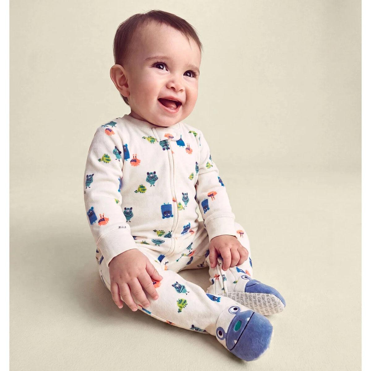 Baby Boy (12-24M) Carter''s(R) Monster 2-Way Zip Sleeper