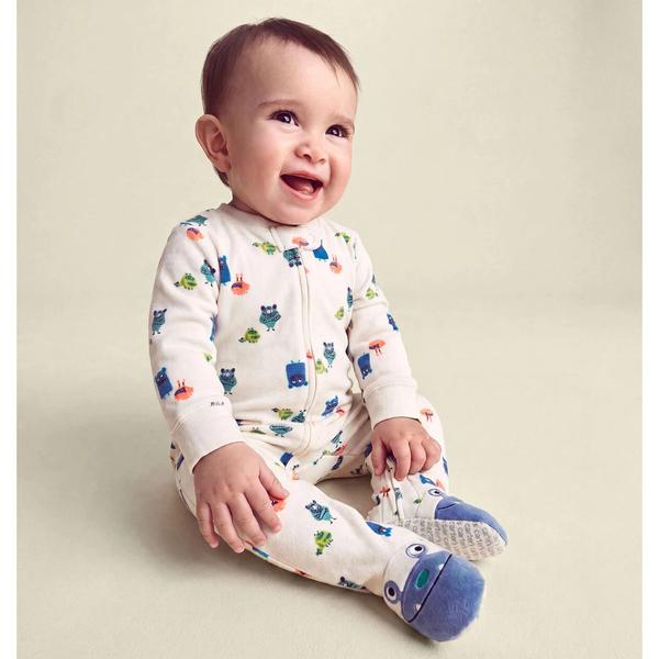 Baby Boy (12-24M) Carter''s(R) Monster 2-Way Zip Sleeper - image 