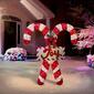 Puleo International 52in. Lighted Outdoor Fabric Mesh Candy Cane - image 3