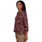 Womens Alfred Dunner Union Square 3/4 Sleeve Paisley Blouse - image 4