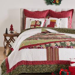Greenland Home Fashions™ Christmas Tree Reversible Quilt Set