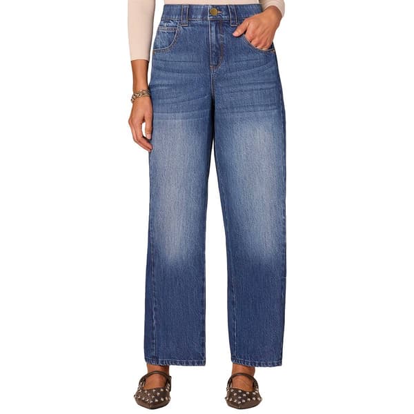 Petite Democracy &#8220;Ab&#8221;solution&#174; Wide Leg Solid High Rise Jeans