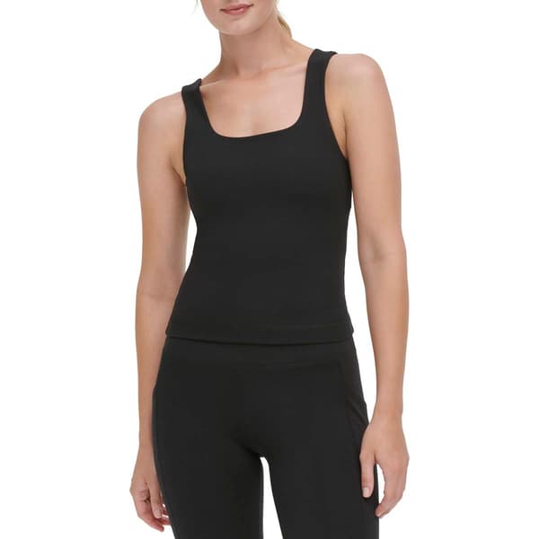 Womens DKNY Balance Compression Tank with Built In Bra - image 