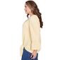 Plus Size Alfred Dunner Flower Power Tie Front Texture Blouse - image 4