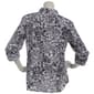 Womens Nautica 3/4 Roll Tab Sleeve Shadow Floral Button Down - image 3