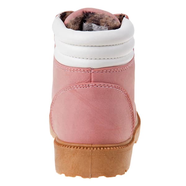 Little Girls Rugged Bear Lace-Up Boots