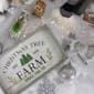 Northlight Seasonal White Wood Sled Christmas Ornament - image 2
