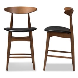 Baxton Studio Flora Counter Stools - Set of 2