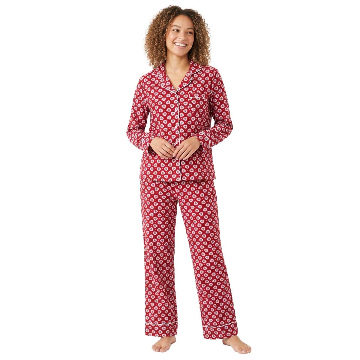 Womens Cath Kidston(R) Heart Long Sleeve Pajama Set