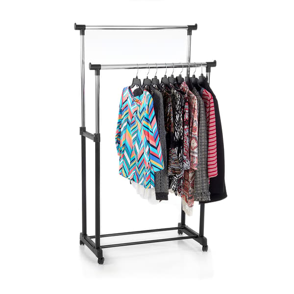 Home Basics Double Garment Rack