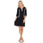 Womens White Mark Marybeth Embroidered Short Shift Dress - image 5