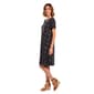 Petite Architect® Short Sleeve Dot A-Line Dress - image 3