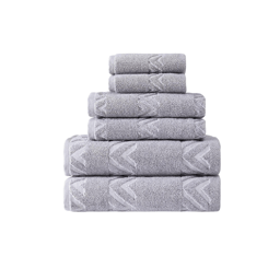 Ozan Premium Home Turkish Cotton Sovrano Towel - Set of 6
