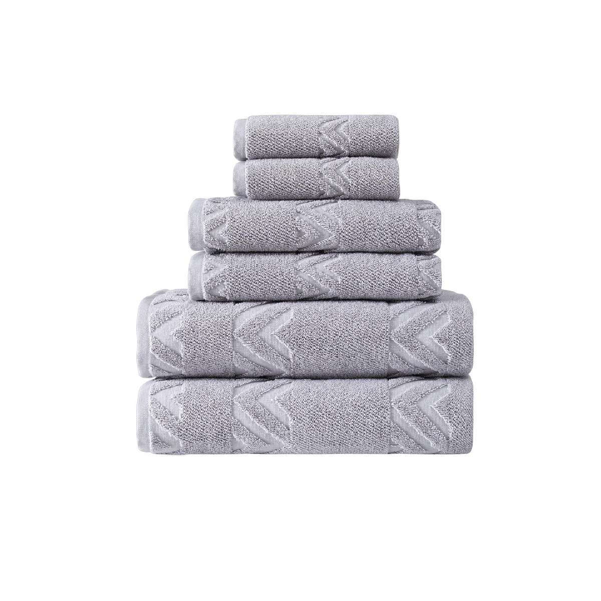Ozan Premium Home Turkish Cotton Sovrano Towel - Set of 6