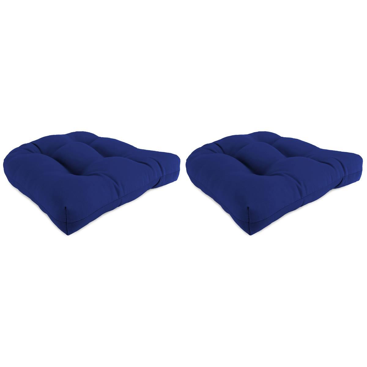 Jordan Manufacturing Solid Wicker Chair Cushions - Set Of 2