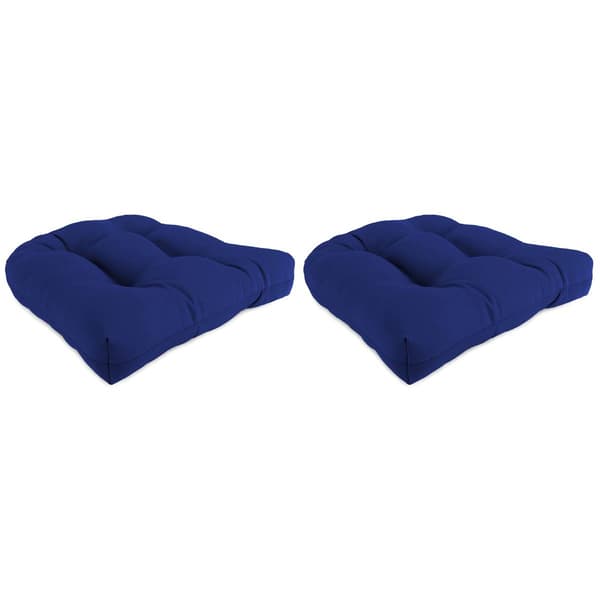 Jordan Manufacturing Solid Wicker Chair Cushions - Set Of 2