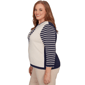Plus Size Alfred Dunner Saratoga Springs Striped Heart Sweater - image 4