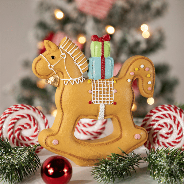 Northlight Gingerbread Rocking Horse Christmas Figurine