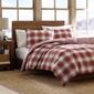 Eddie Bauer Edgewood Plaid Red 150 Thread Count Duvet Set - image 1