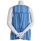 Womens Absolutely Famous Tiered Ruffle Sleeveless Tee - image 2