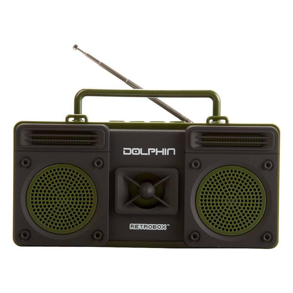 Dolphin Retrobox Portable Bluetooth Radio - image 
