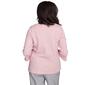 Petite Alfred Dunner Estate of Mind Lace Cut Out Blouse - image 1