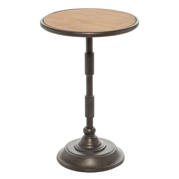 9th & Pike&#40;R&#41; Round Wood Accent Table