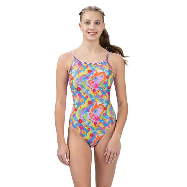 Womens Dolfin(R) Uglies V-2 Back Buttercup One Piece Swimsuit