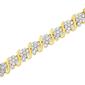 Haus of Brilliance 3.0ctw. Diamond S Link Tennis Bracelet - image 3