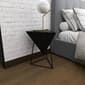 9th & Pike® Black Metal and Wood Modern Accent Table - image 4