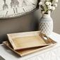 9th &amp; Pike(R) Whitewashed Mango Wood Serving Trays - Set of 2 - image 1