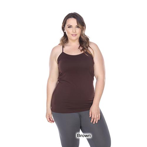 Plus Size White Mark Basic Camisole