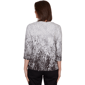 Petite Alfred Dunner Classics 3/4 Sleeve Ombre Abstract Blouse - image 2