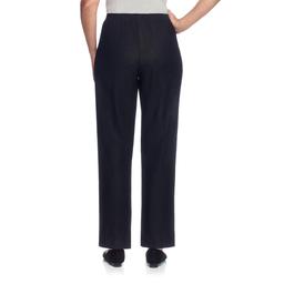 Womens Alfred Dunner Classics Black Denim Pants - Short