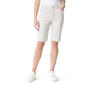 Womens Gloria Vanderbilt Amanda Bermuda Shorts with Slit Hem - image 1
