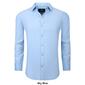 Mens Tom Baine Solid Slim Fit Long Sleeve Dress Shirt - image 2
