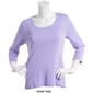 Womens Preswick &amp; Moore 3/4 Sleeve Scoop Neck Solid Top - image 12