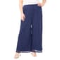Plus Size MSK Metalic Print Palazzo Pant - image 1