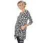Womens White Mark Geometric Circle Tunic Top - image 5