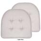 Sweet Home Collection Solid U-Shaped Memory Foam Chair Cushions - image 12