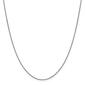 Gold Classics&#40;tm&#41; .90mm. 14kt. White Gold Box Chain Necklace - image 1