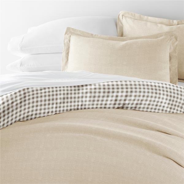 Soft Essentials Ultra Soft Gingham Reversible Duvet Cover Set